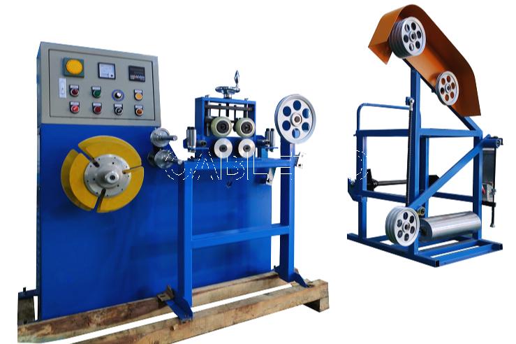 Small cross section automatic coiling machine
