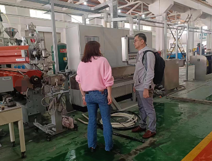 Our Malaysian guests are visiting our factory to discuss projects