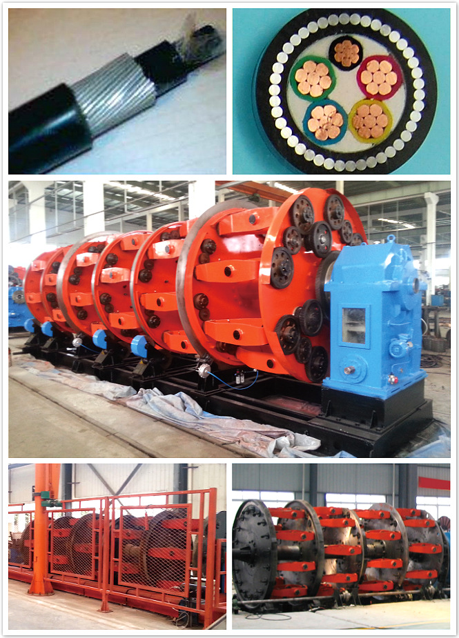 Steel wire armoring machine for control cable and power cable