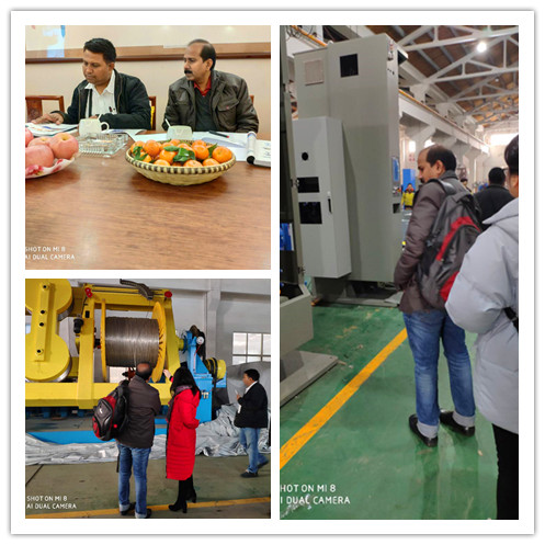 Prestigious customers from India visited our factory dated Feb. 15th 2019. 