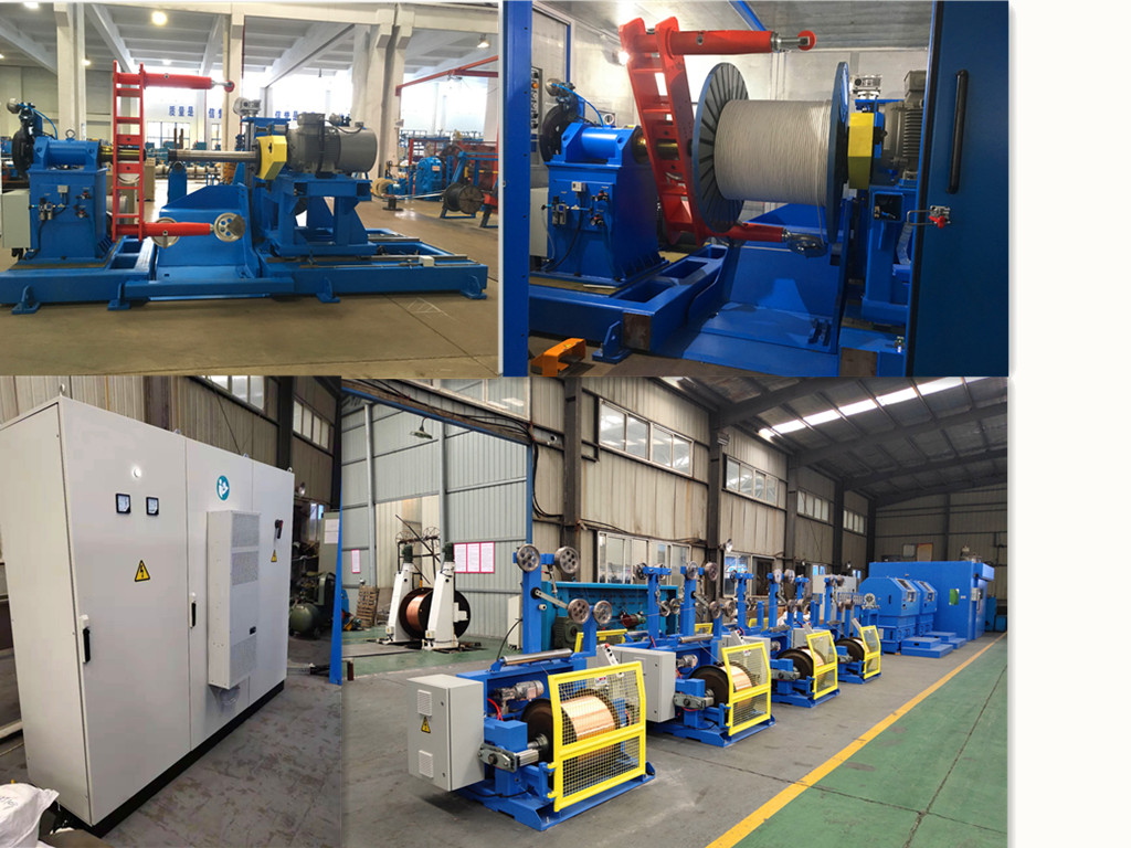 Φ1250 mm cantilever single twisting machine at customer's site Φ1250 mm cantilever single twisting machine