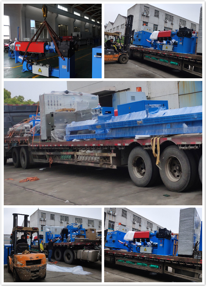 Wire and cable extrusion production line