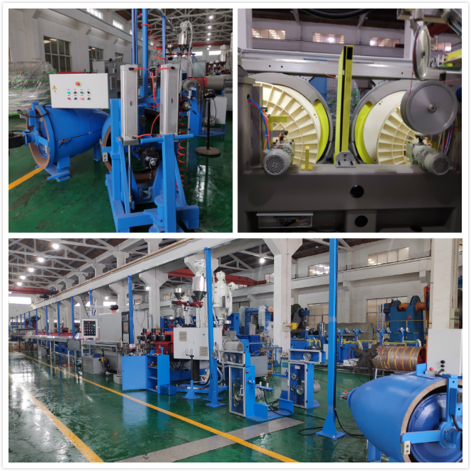 High speed wire extrusion line