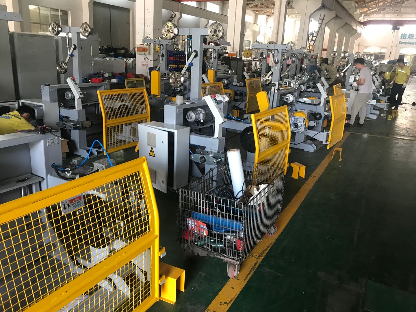 Taping Machine Pay-off ready for shipping