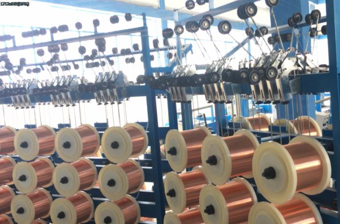 double twist bunching machine