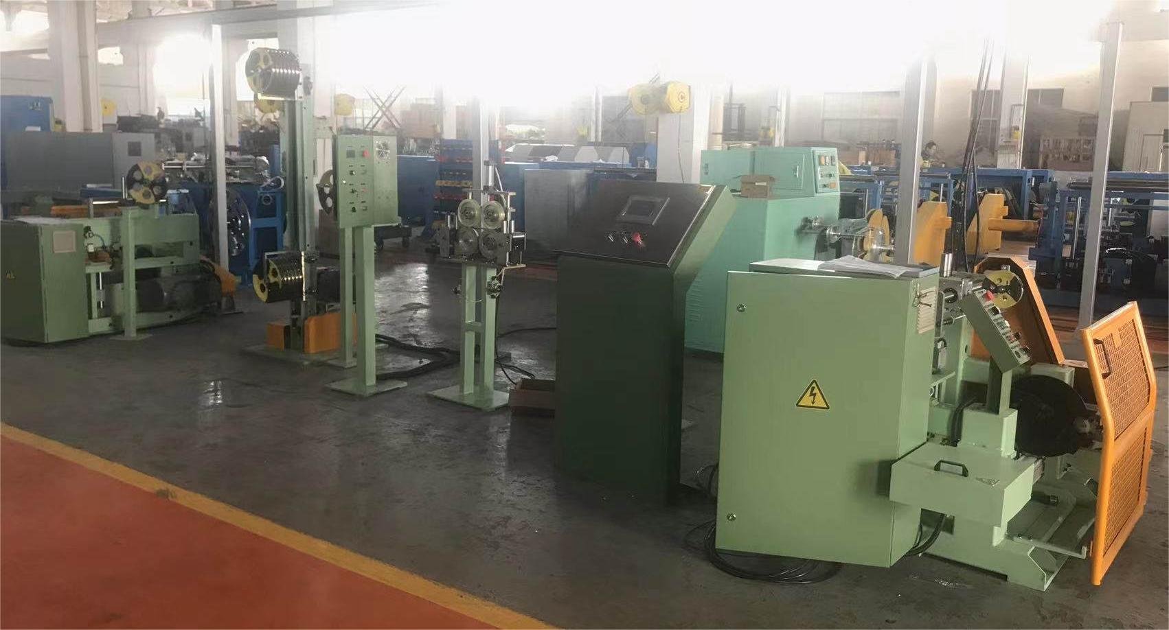 Box type active rewinding line for wire and cable