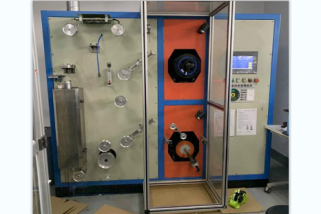 2000 high speed optical fiber and rewinder line